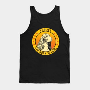 English Springer Spaniel Dog Portrait Tank Top